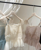 Petal & Lace Top