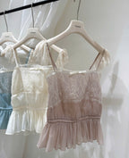 Petal & Lace Top