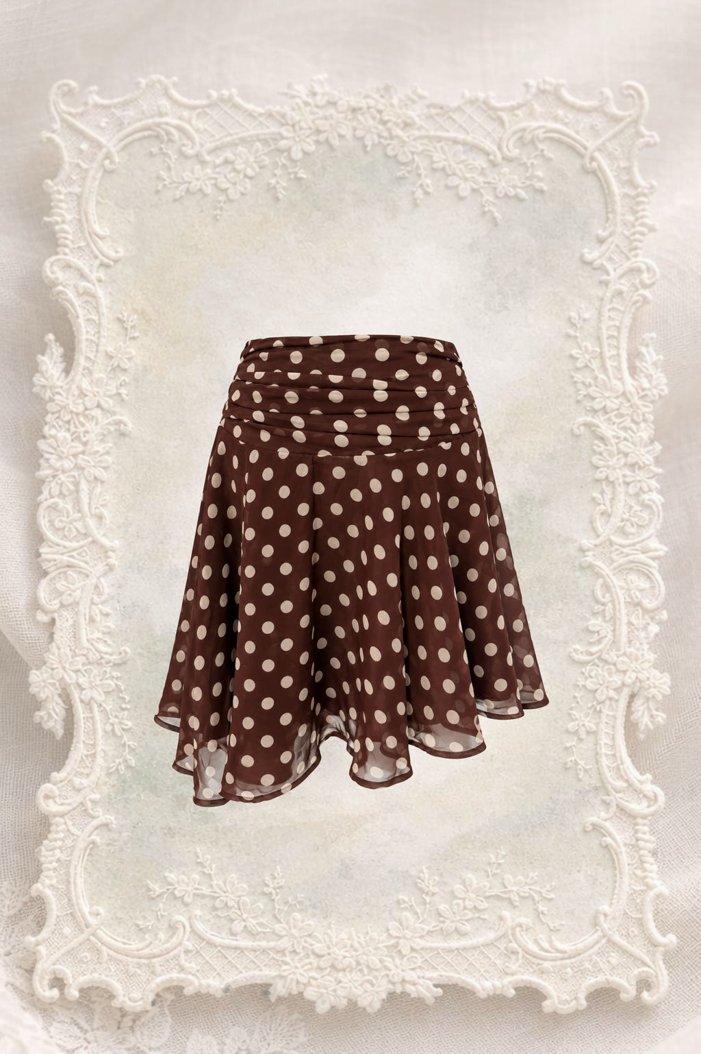 Mocha Dottie Skirt