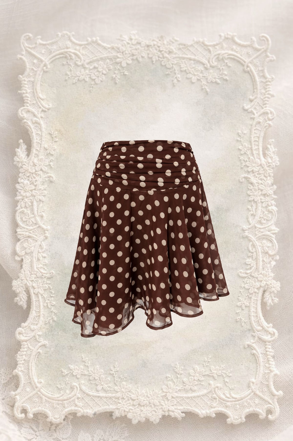 Mocha Dottie Skirt