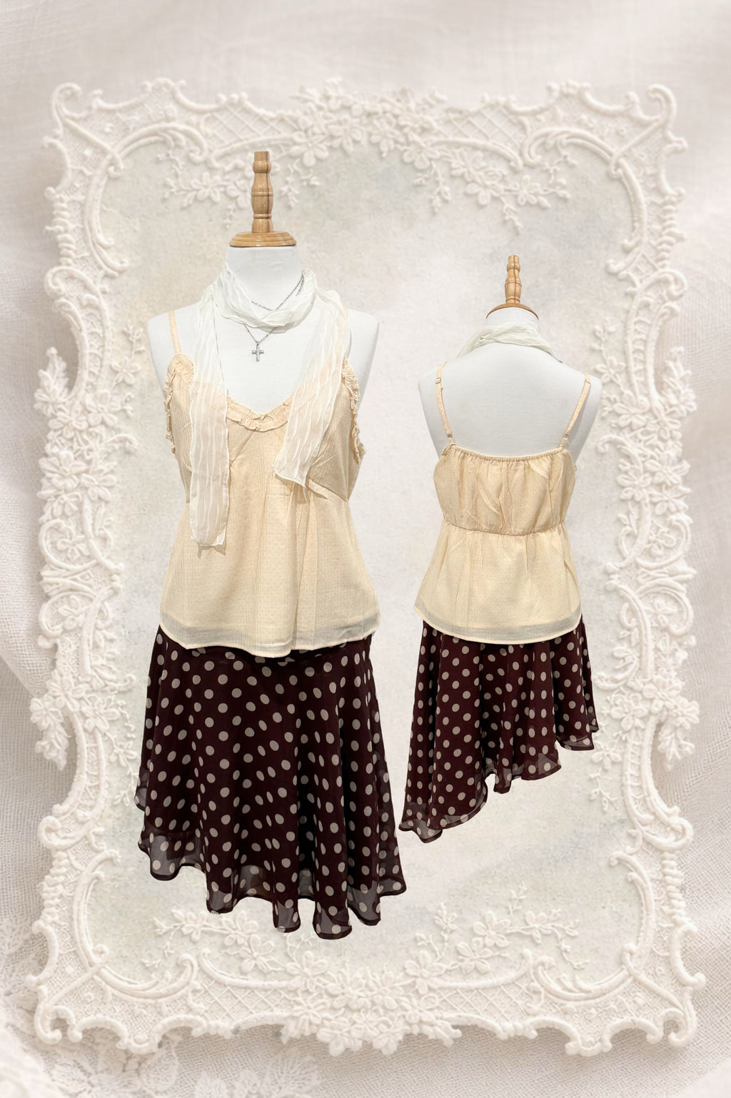 Mocha Dottie Skirt