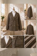 Chestnut Plaid Jacket