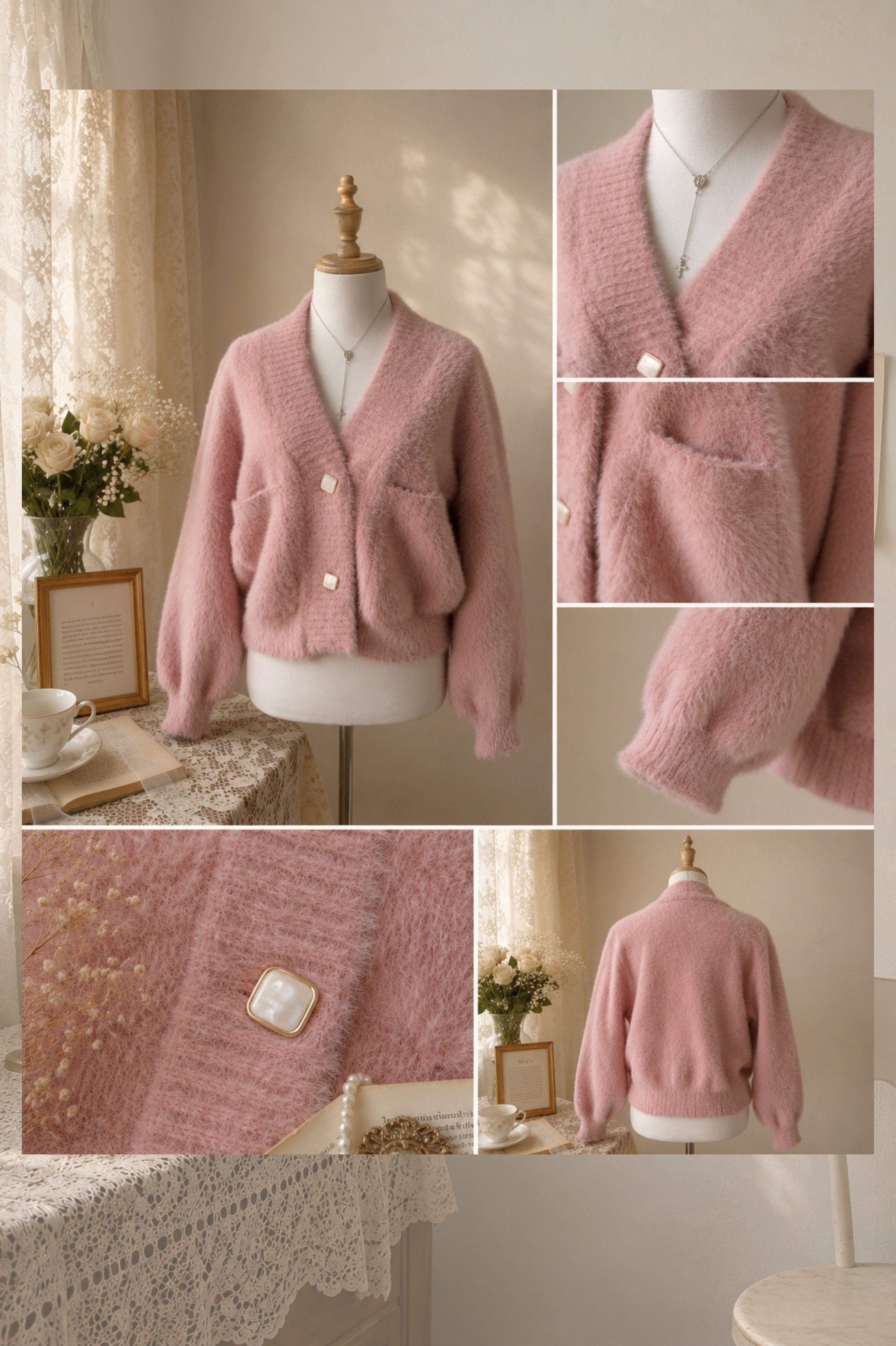 Cottage Rose Cardigan